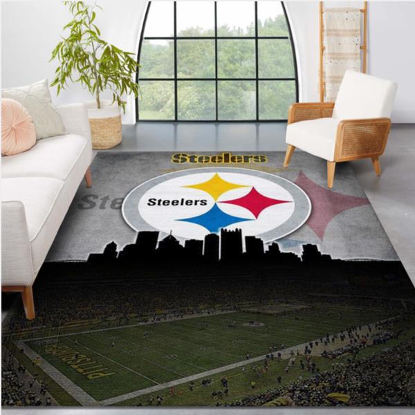Pittsburgh Steelers NFL Rug Living Room Rug Christmas Gift US Decor