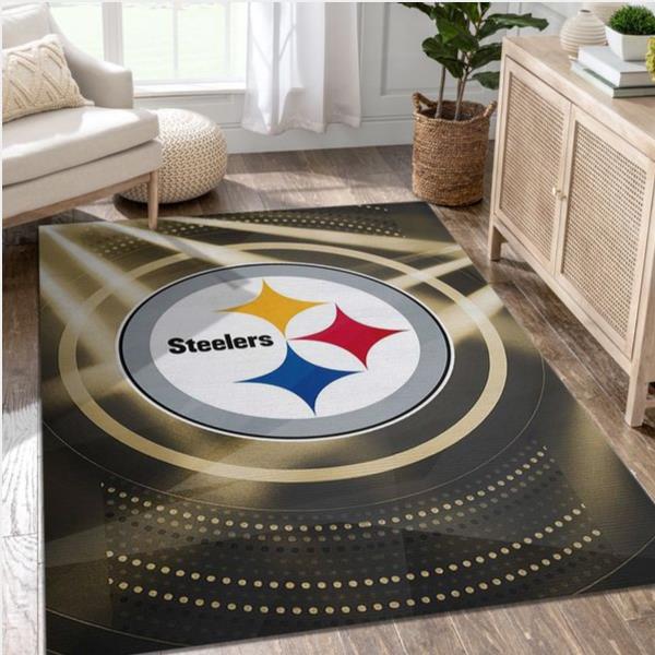 Pittsburgh Steelers Nfl Area Rug Bedroom Rug Us Gift Decor