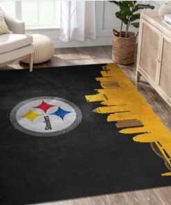 Pittsburgh Steelers Nfl Area Rug Carpet Kitchen Rug Home Us Decor