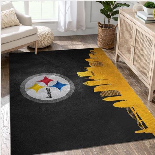 Pittsburgh Steelers Nfl Area Rug Carpet Kitchen Rug Home Us Decor