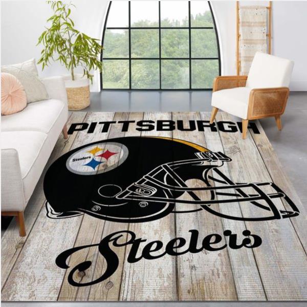 Pittsburgh Steelers Nfl Football Team Area Rug For Gift Bedroom Rug Home Decor Floor Decor