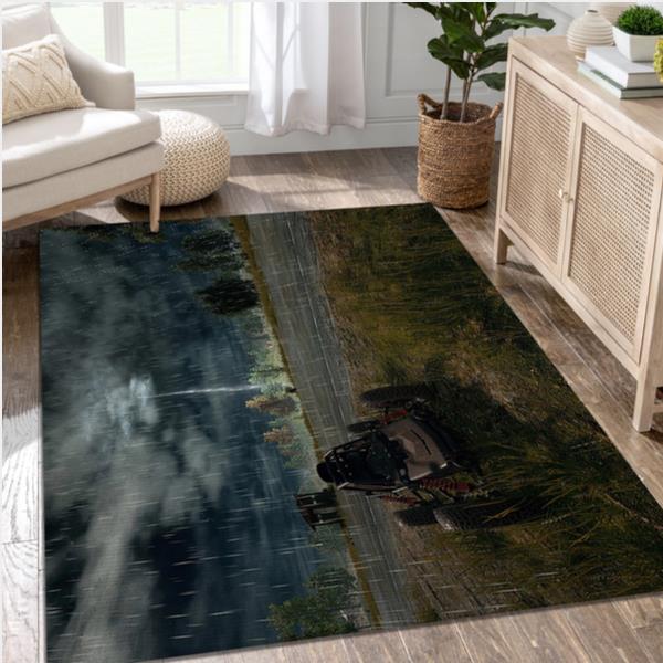 Playerunknowns Battlegrounds Buggy And Rain Game Area Rug Carpet Bedroom Rug