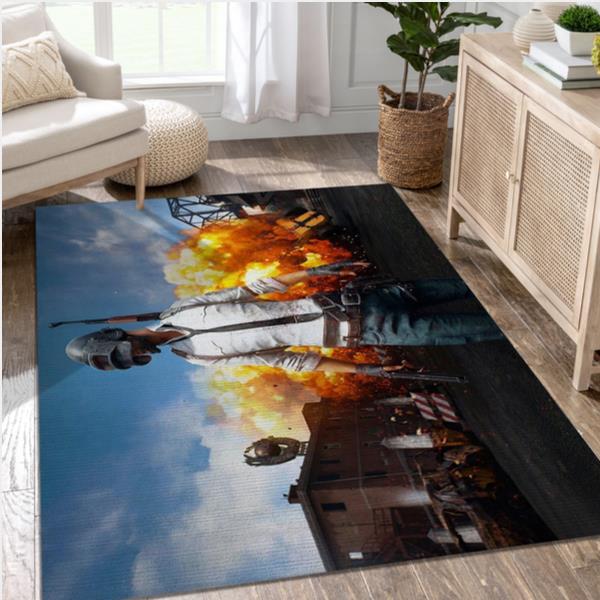 Playerunknowns Battlegrounds Video Game Area Rug For Christmas Living Room Rug