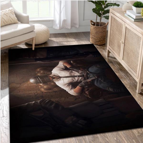 Playerunknowns Battlegrounds Video Game Reangle Rug Living Room Rug