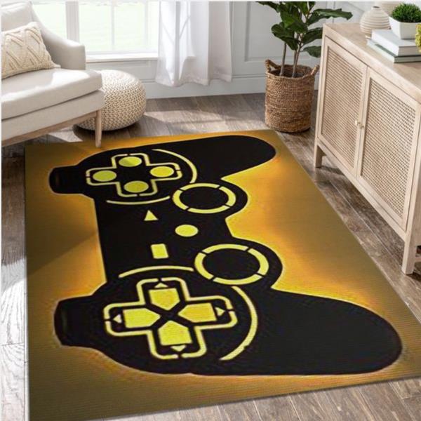 Playstation Led V4 Area Rug Bedroom Rug Home Decor Floor Decor