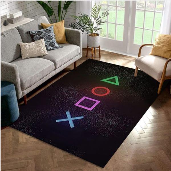 Playstation V50 Area Rug For Gift Living Room Rug Home Decor Floor Decor