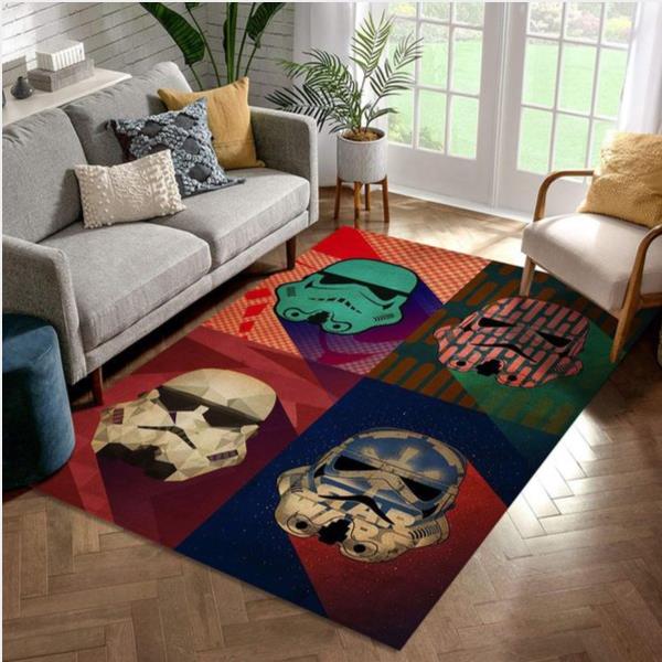 Polygon Squad Star War Pop Art Rug Bedroom Rug Home Decor Floor Decor