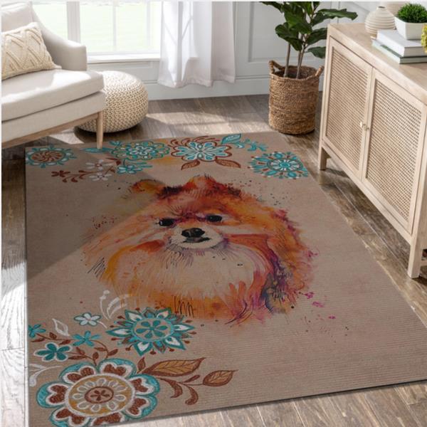 Pomeranian Dog Rug Ourdoor Carpet - Peto Rugs