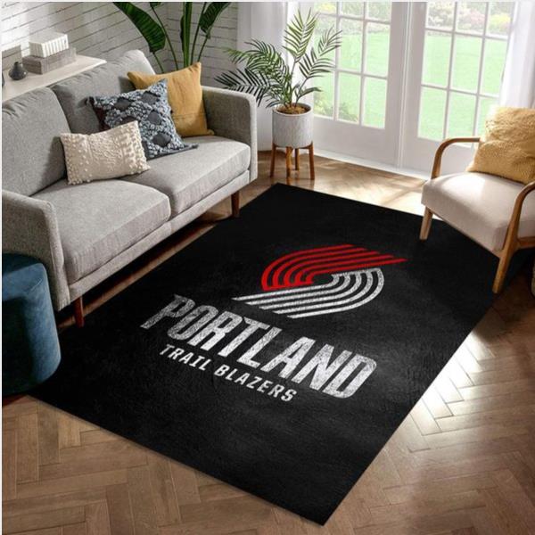 Portland Trail Blazers Area Rug Carpet Living Room And Bedroom Rug Family Gift Us Decor