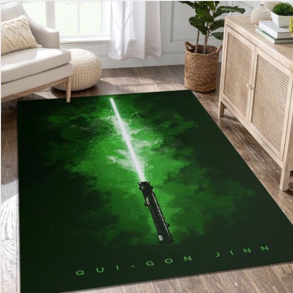 Qui Gon Rug Star Wars Lightsabers Rug Home Decor Floor Decor