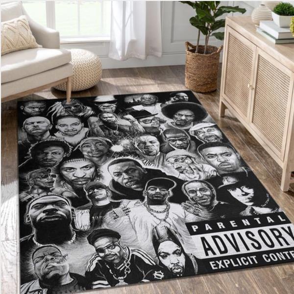 Rapper Hiphop Area Rug - Living Room Carpet Local Brands Floor Decor The Us Decor