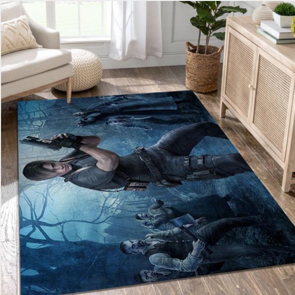 Resident Evil 4 Video Game Area Rug Area Area Rug