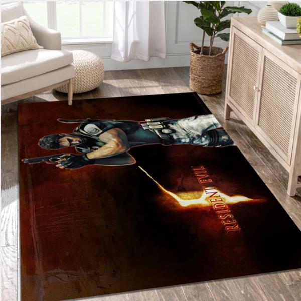 Resident Evil 5 Gaming Area Rug Bedroom Rug