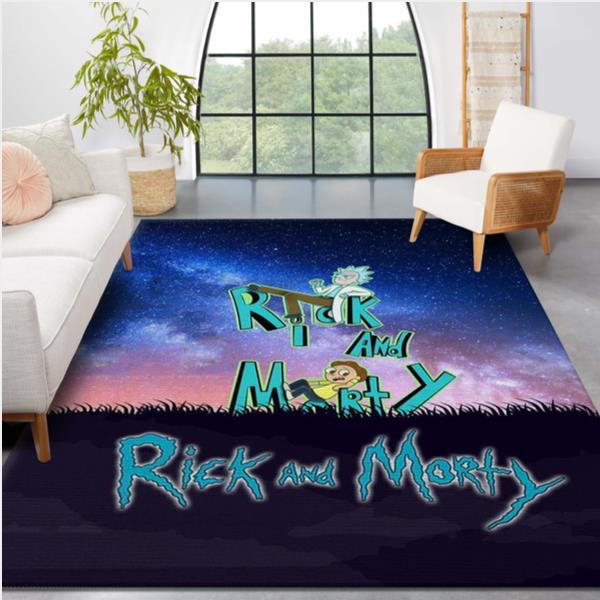 Rick And Morty Area Rug For Christmas Living Room Rug Home Decor Floor Decor