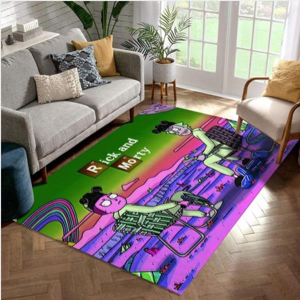 Rick Morty Breaking Bad Area Rug For Christmas Living Room Rug Home Decor Floor Decor