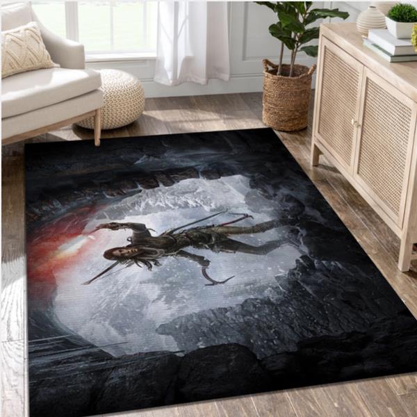 Rise Of The Tomb Raider Gaming Area Rug Bedroom Rug