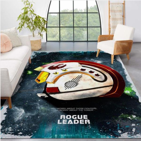 Rogue Leader Rug Star Wars Helmets Arts Rug Christmas Gift Us Decor