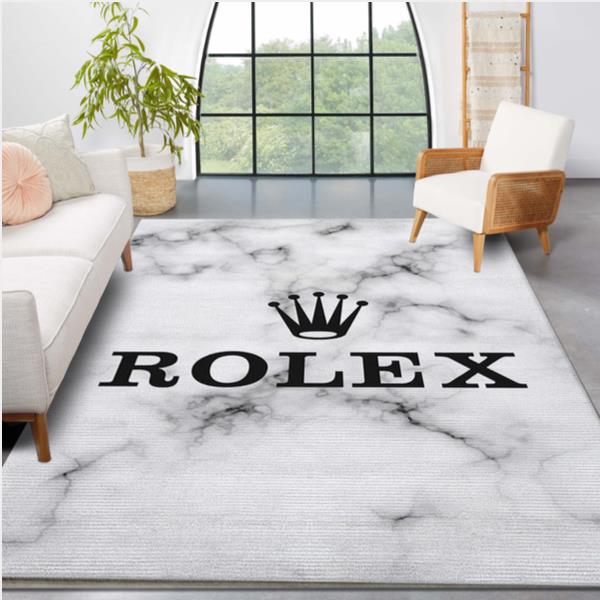 Rolex Rectangle Rug Fashion Brand Rug Home Decor Floor Decor