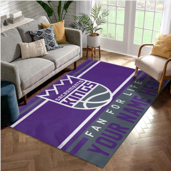 Sacramento Kings NBA Area Rug Living Room Rug