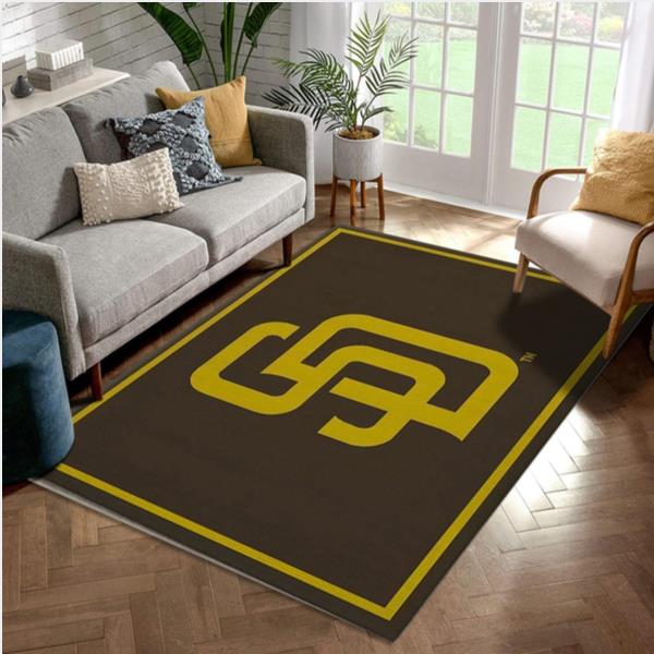 San Diego Padres Imperial Spirit Rug MLB Team Logos Bedroom US Gift Decor