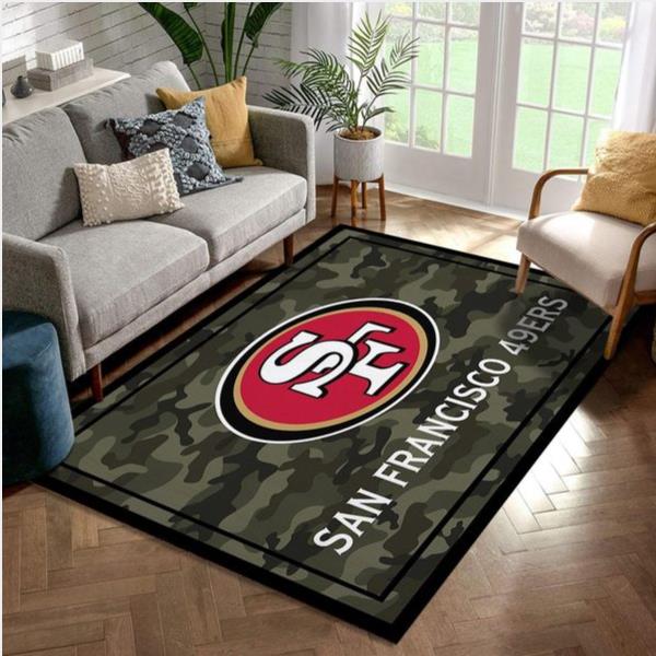 San Francisco 49Ers Nfl Rug Room Carpet Sport Custom Area Floor Home Decor V2