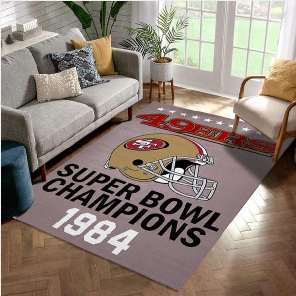 San Francisco 49ers 1984 NFL Area Rug Bedroom Rug Home US Decor