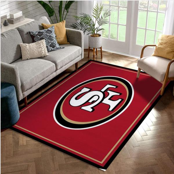 San Francisco 49ers Area Rug NFL Football Floor Decor 03114