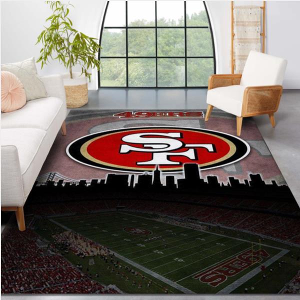 San Francisco 49ers NFL Area Rug Living Room Rug US Gift Decor