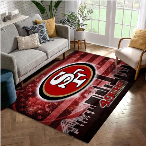 San Francisco 49ers NFL Rug Living Room Rug Home Decor Floor Decor