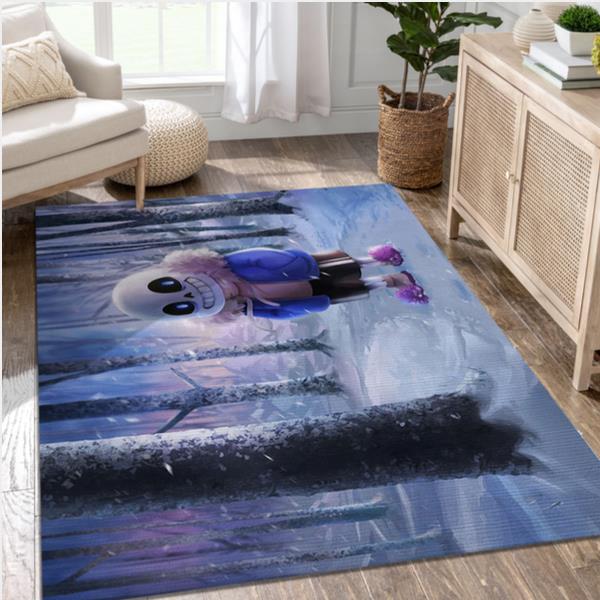 Sans Undertale Video Game Area Rug For Christmas Living Room Rug