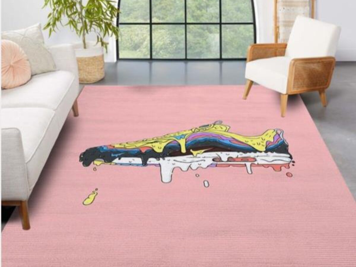 Louis Vuitton Area Rug Colorful Hypebeast Fashion Brand Living
