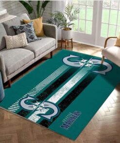 Seattle Mariners MLB Rug Room Carpet Sport Custom Area Floor Mat Home Decor