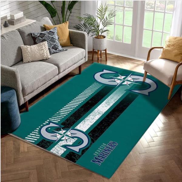 Seattle Mariners MLB Rug Room Carpet Sport Custom Area Floor Mat Home Decor