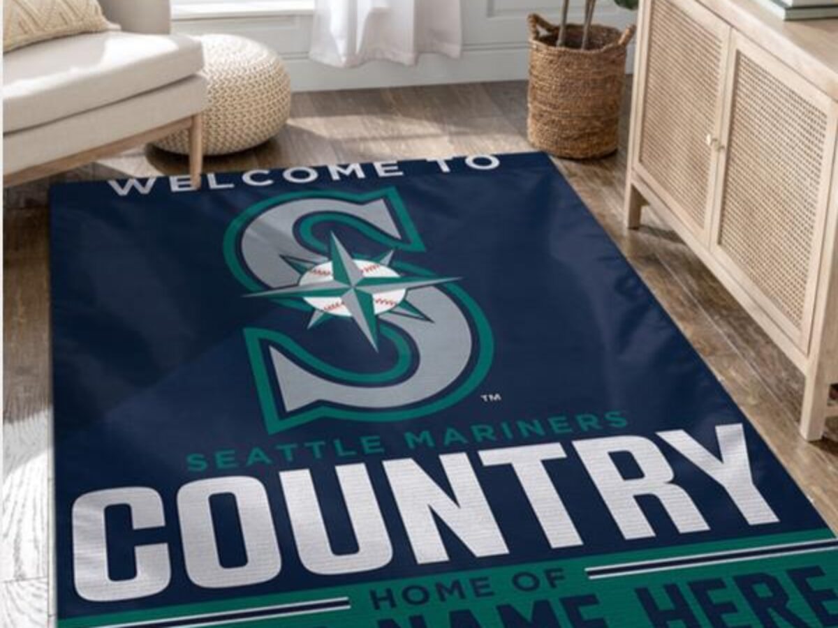 Custom Name Seattle Mariners Accent Rug Mlb Area Rug Living Room And  Bedroom Rug - Bring Your Ideas, Thoughts And Imaginations Into Reality Today