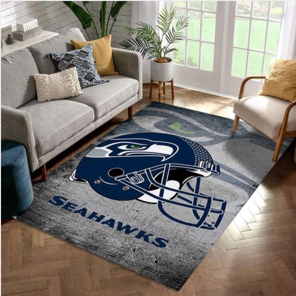 Seattle Seahawks Football Nfl Rug Living Room Rug Home Decor Floor Decor