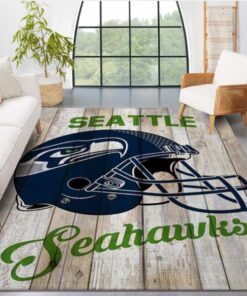 Seattle Seahawks NFL Area Rug Bedroom Rug Christmas Gift US Decor