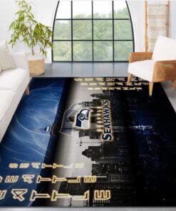 Seattle Seahawks NFL Area Rug For Christmas Living Room Rug US Gift Decor