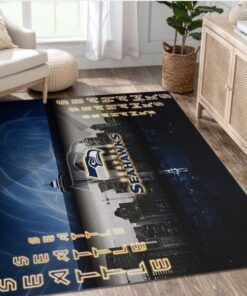 Seattle Seahawks NFL Area Rug For Christmas Living Room Rug US Gift Decor