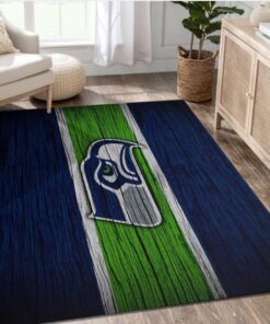 Seattle Seahawks NFL Rug Room Carpet Sport Custom Area Floor Home Decor Area Rug Rugs For Living Room