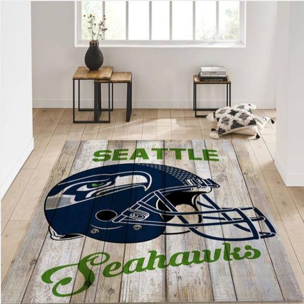 Seattle Seahawks Nfl Area Rug Bedroom Rug Christmas Gift Us Decor