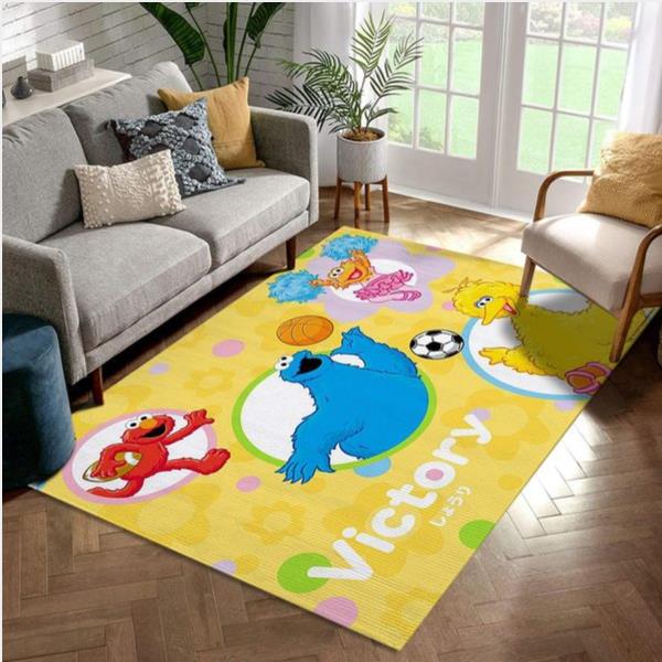 Sesame Street Learn Rug Living Room Rug Family Gift US Decor