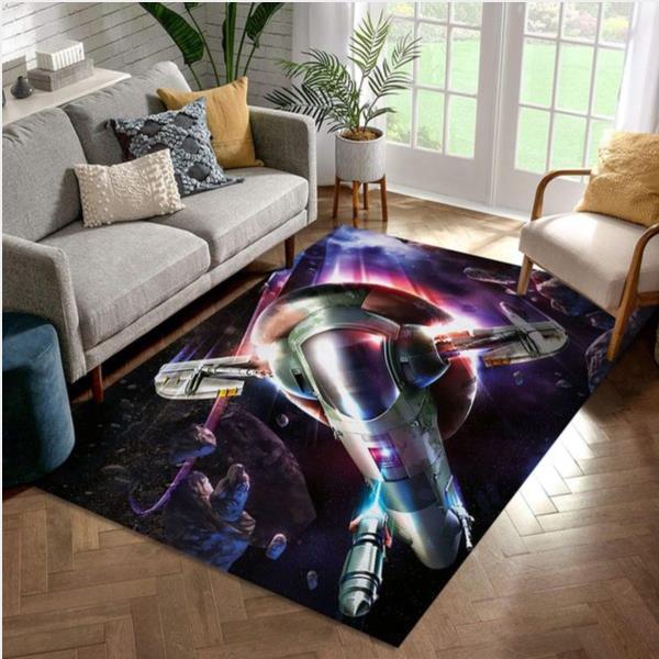 Slave One Star War Battle Zone Area Rug Carpet Bedroom Rug Home Us Decor