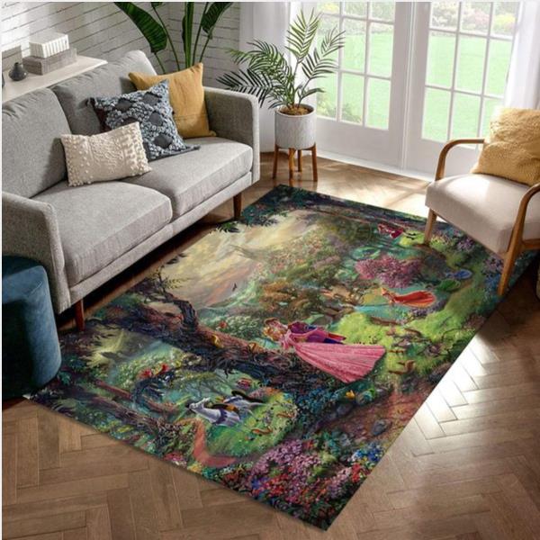 Sleeping Beauty Christmas Gift Rug Living Room Rug Home Decor Floor Decor