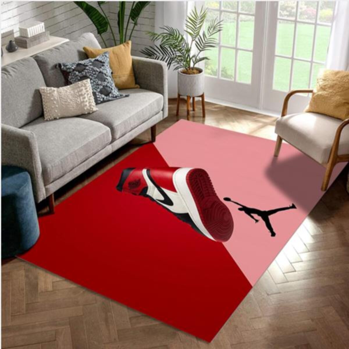 Air Jordan Shoes Rug, Air Sportman Rug, Sport Shoes Rug, Rug For