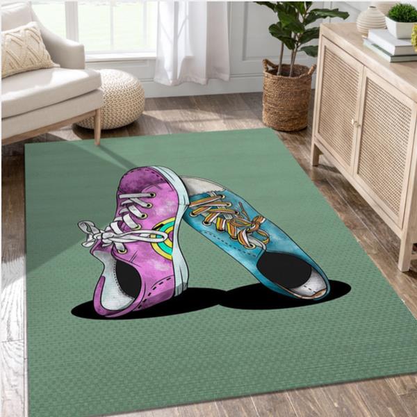 Sneakers Fashion Brand Area Rug Bedroom Rug