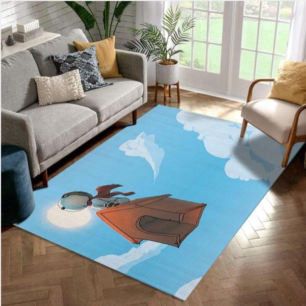 Snoopy Fly Rug Bedroom Rug Family Gift US Decor