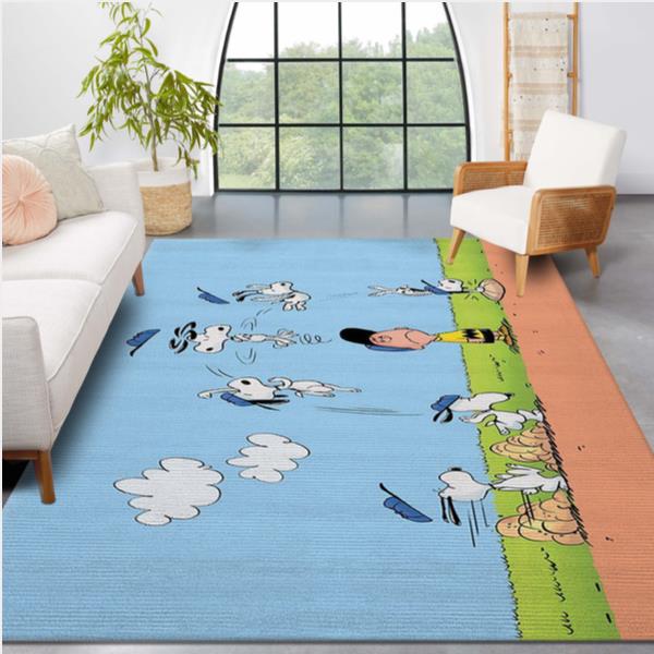Snoopy Ver3 Rug Bedroom Rug Family Gift US Decor