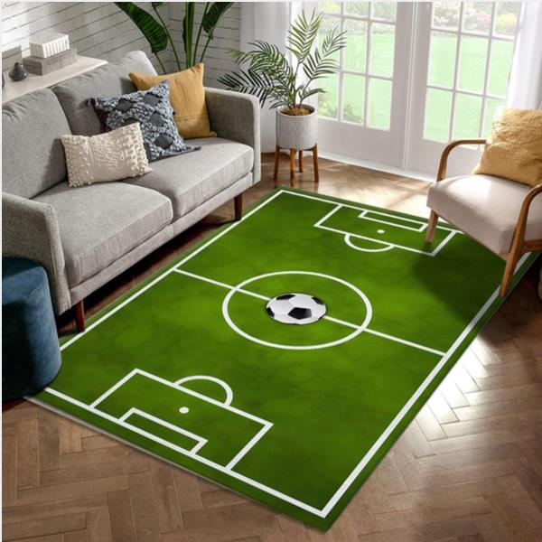 Soccer Area Rugs Living Room Carpet Christmas Gift Floor Decor The US Decor