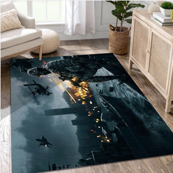 Soldier Gaming Area Rug Living Room Rug