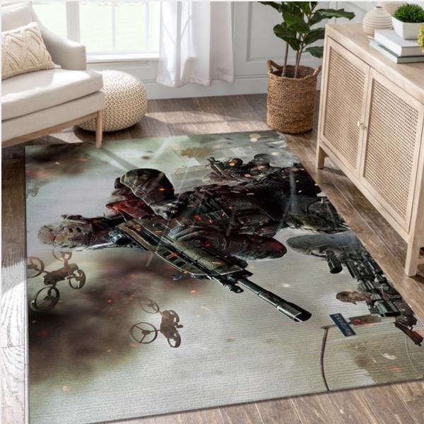 Soldier Video Game Reangle Rug Bedroom Rug